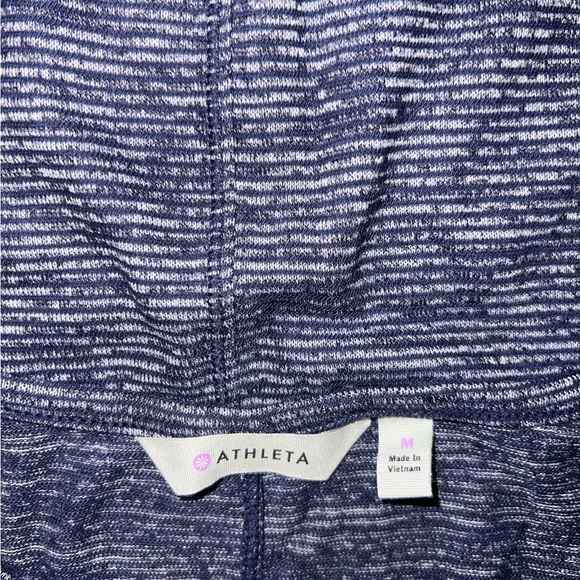 Athleta Navy Striped Top - Picture 3 of 3